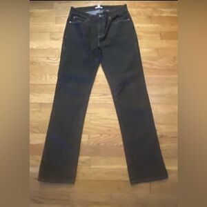 Eileen Fisher organic cotton dark blue stretch jeans